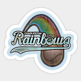 Charleston Rainbows Baseball Sticker